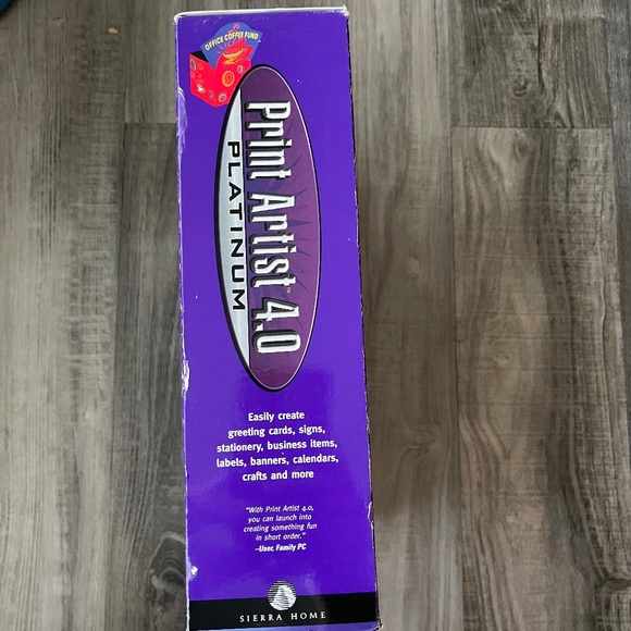 Print Artist 4.0 Platinum Sierra Home 1997 4-CD Windows 95 / Macintosh NEW - Picture 11 of 13